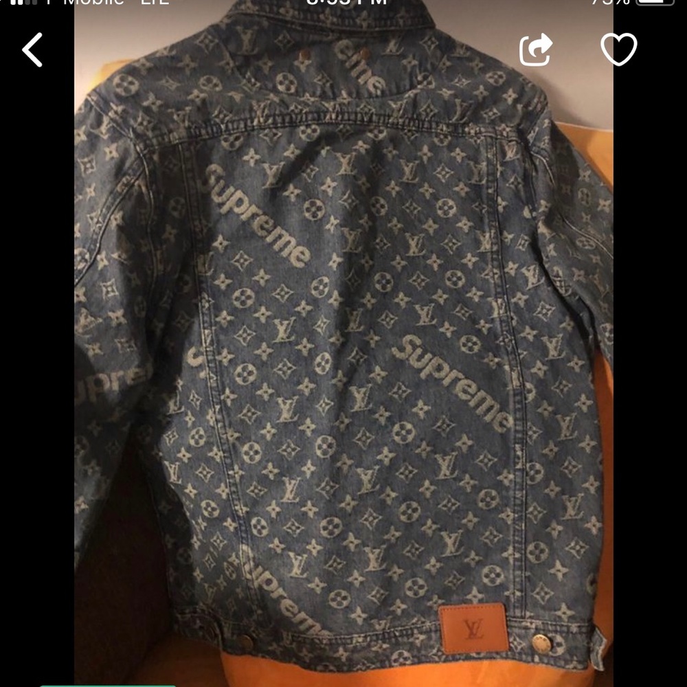 Supreme x Louis Vuitton denim jean jacket